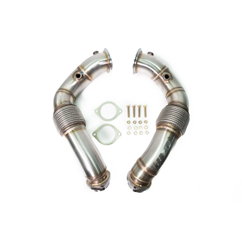 ARM Motorsports 2-Bolt Flange Downpipes | F07 · F10 550i · F01 · F02 750i · 750Li | 4.4L Turbo V8 [N63]