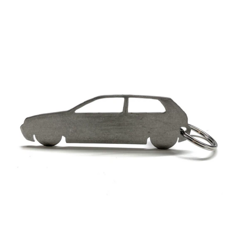 CJM Industries Stainless Steel VW Profile Keychains