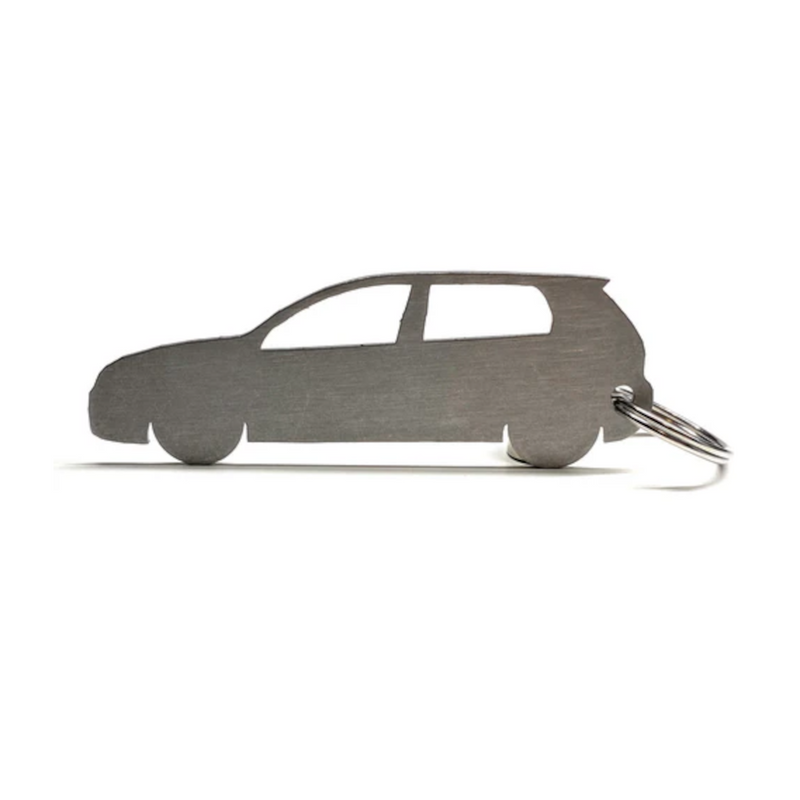 CJM Industries Stainless Steel VW Profile Keychains