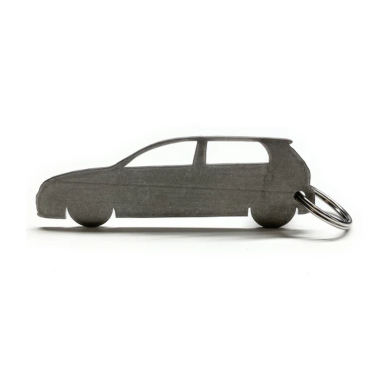 CJM Industries Stainless Steel VW Profile Keychains