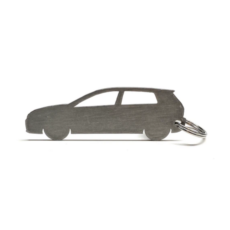 CJM Industries Stainless Steel VW Profile Keychains