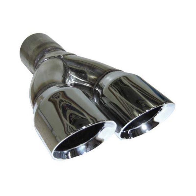 Techtonics Tuning 2.5" Dual Angle Cut 3" Double Wall Exhaust Tip | VW · Audi · BMW