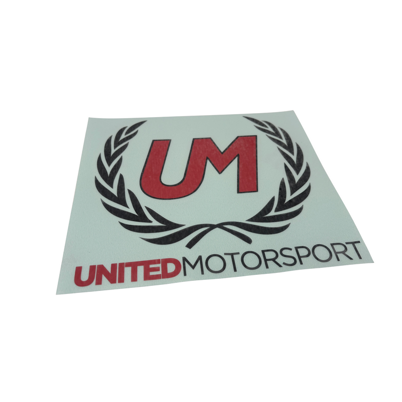 United Motorsport 9"x7.75" Die Cut Transfer Decal