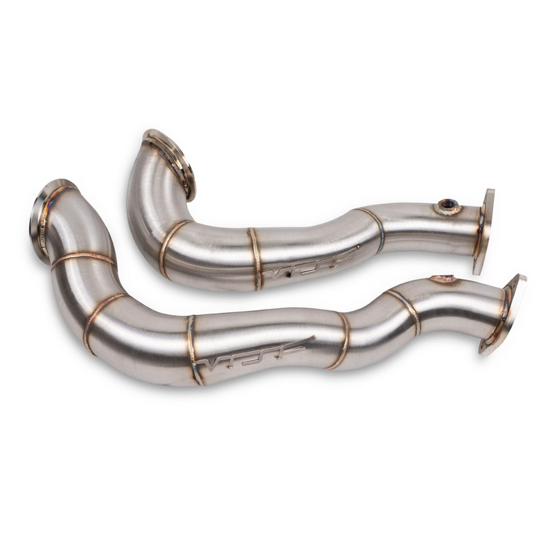 VRSF 3" Cast Stainless Steel Racing Downpipes | E90 · E92 · E93 335i | 3.0L Turbo I6 [N54] | AWD