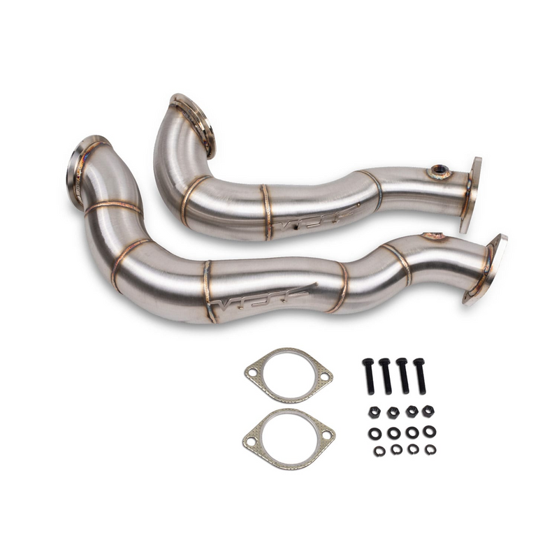 VRSF 3" Cast Stainless Steel Racing Downpipes | E90 · E92 · E93 335i | 3.0L Turbo I6 [N54] | AWD