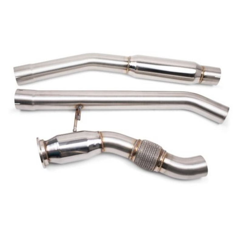 VRSF Cast Stainless Steel Downpipe & Midpipe Combo | E70 X5 35d